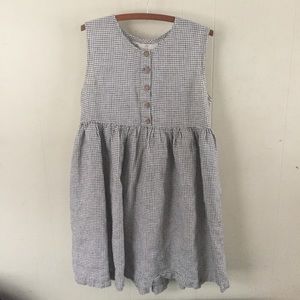 notPERFECTLINEN loose sleeveless MAMA dress
